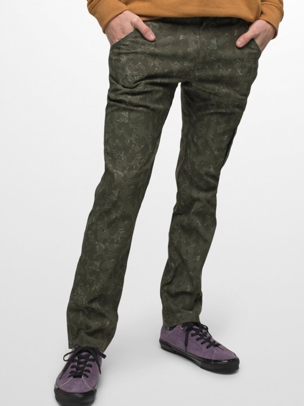 prAna Stretch Zion Slim Pant II Men's 42x34 Camo NEW WITH TAGS